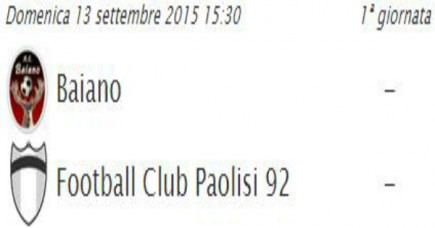 BAIANO-PAOLISI. SI GIOCA AL “SANSEVERINO” DI MUGNANO